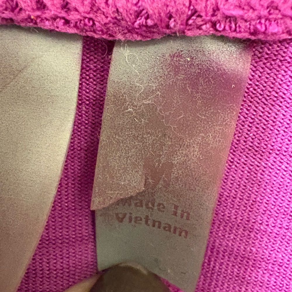 Athleta Purple Zip Front Performance Top Cycling Running Training Medium - Picture 4 of 7